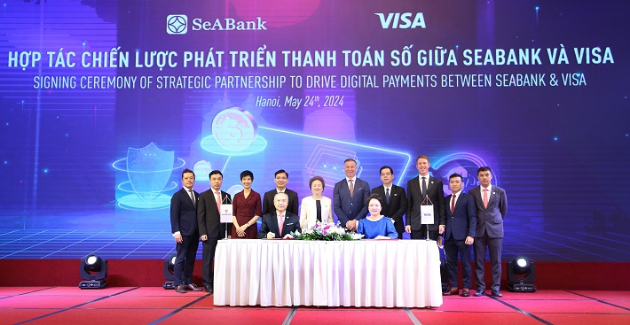 Ngân hàng SeABank và Visa hợp tác chiến lược phát triển thanh toán số