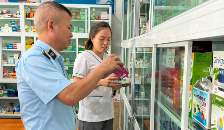 Quản lý thị trường Thanh Hoá: Xử phạt hơn113 triệu đồng trong kinh doanh dược