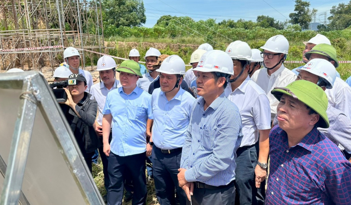 Bộ trưởng Nguyễn Hồng Diên kiểm tra tiến độ thực hiện dự án Đường dây 500kV mạch 3