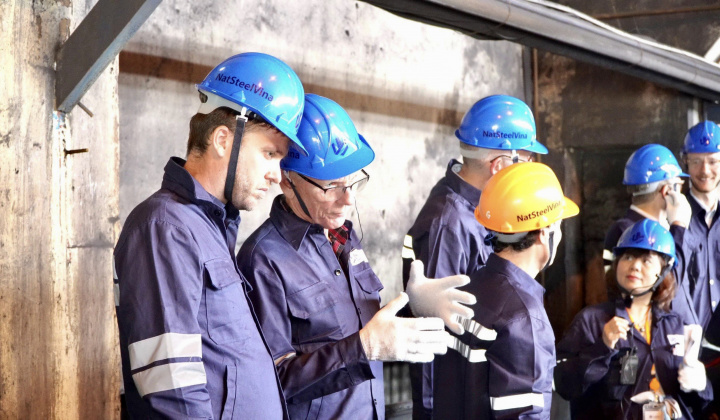 Cục trưởng Cục Năng lượng Đan Mạch thăm và làm việc tại nhà máy thép NatSteelVina