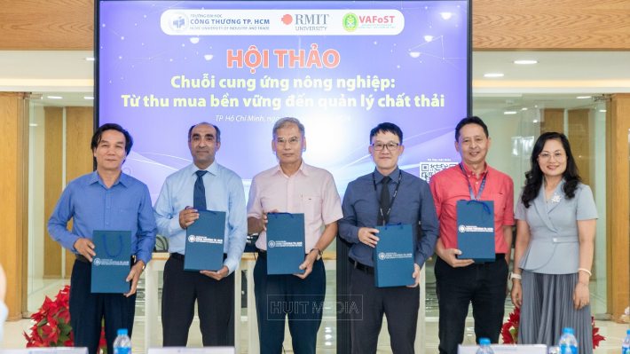 HUIT: Tổ chức thành công Hội thảo "Chuỗi cung ứng nông nghiệp: Từ thu mua bền vững đến quản lý chất thải"