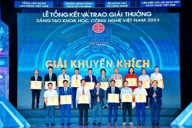 2 công trình khoa học công nghệ của PV GAS được trao Giải thưởng VIFOTEC 2023
