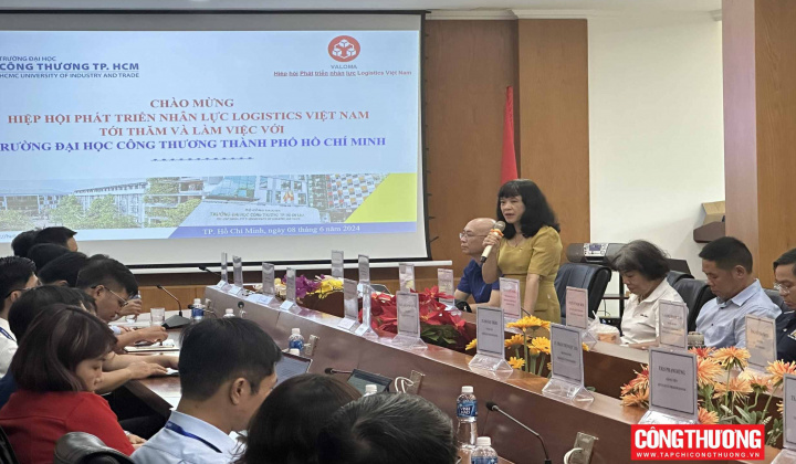 VALOMA làm việc với Trường Đại học Công Thương TP.HCM về đào tạo nhân lực logistics