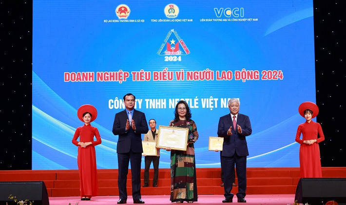Nestlé Việt Nam được vinh danh “doanh nghiệp tiêu biểu vì người lao động” năm thứ 5 liên tiếp