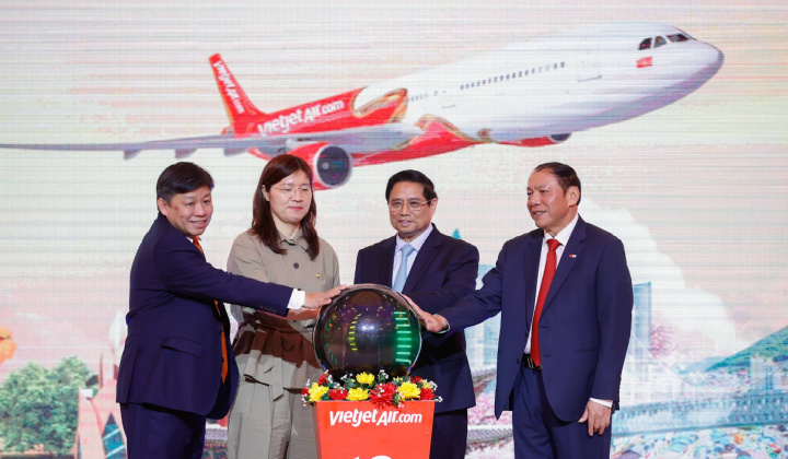 Vietjet Air công bố đường bay mới Daegu (Hàn Quốc) - Nha Trang (Việt Nam)