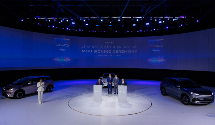 VPBank trở thành đối tác chiến lược của hãng xe điện BYD