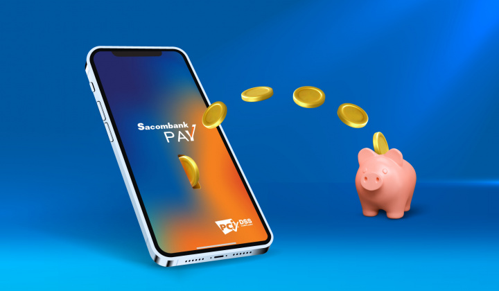 Gửi tiết kiệm trên Sacombank Pay được tặng lãi suất lên đến 0,7%/năm