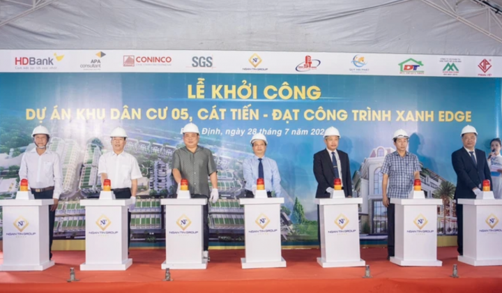 Bình Định: Khởi công dự án khu dân cư hướng tới đạt công trình xanh EDGE