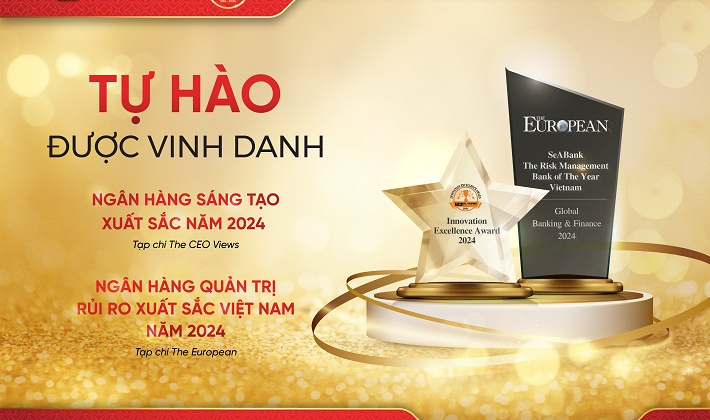 SeABank được vinh danh giải thưởng quốc tế Ngân hàng Quản trị rủi ro và Ngân hàng sáng tạo xuất sắc