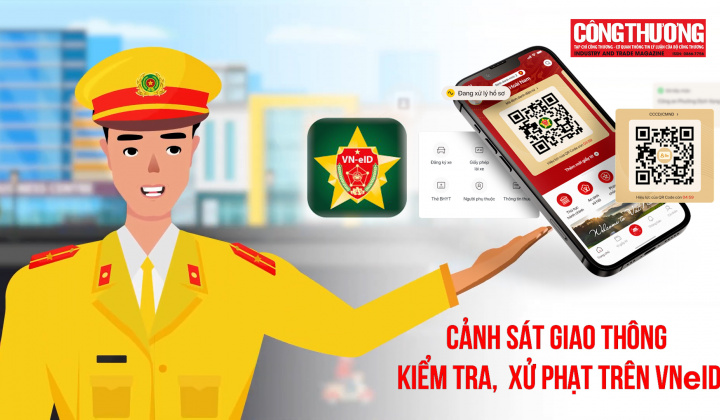 Người dân cần lưu ý, cảnh sát giao thông đã bắt đầu kiểm tra giấy tờ, lập biên bản xử phạt trên VNeID