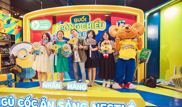 Nhãn hàng Ngũ cốc ăn sáng Nestlé tổ chức sự kiện ra mắt bộ phim Kẻ đánh cắp mặt trăng 4 tại Việt Nam