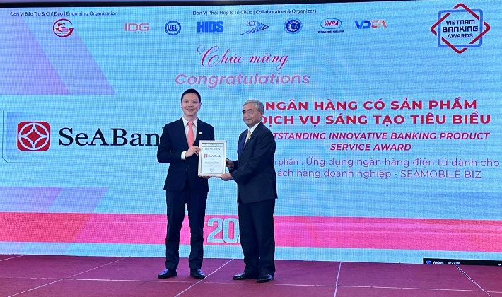 SeABank lần thứ 4 liên tiếp được vinh danh là Ngân hàng Việt Nam tiêu biểu