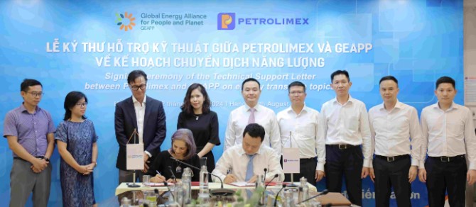 Petrolimex và GEAPP hợp tác thúc đẩy kế hoạch chuyển dịch năng lượng