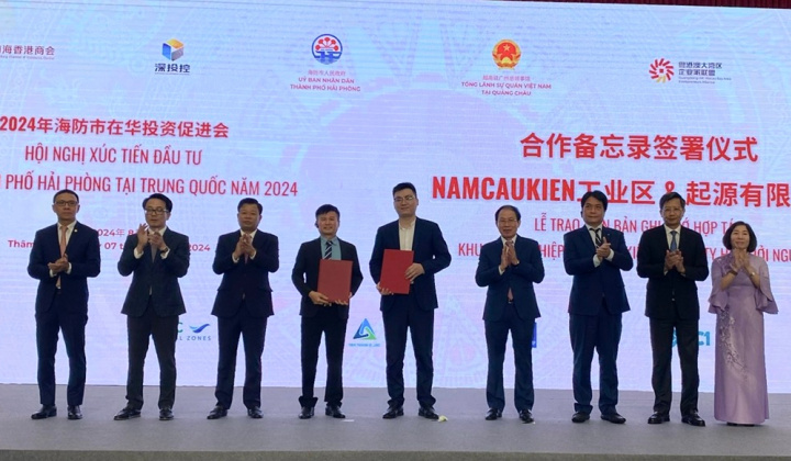 Hải Phòng thu hút thêm dòng vốn đầu tư từ Trung Quốc