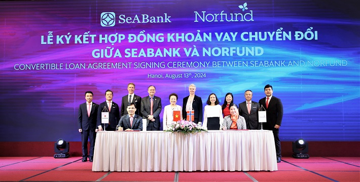 Ngân hàng SeABank và Norfund ký kết Hợp đồng khoản vay chuyển đổi trị giá 30 triệu USD