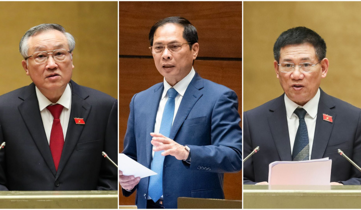 Quốc hội bổ nhiệm 3 Phó Thủ tướng Chính phủ mới