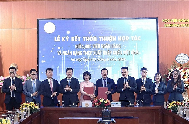 Ngân hàng Eximbank và Học viện Ngân hàng ký thỏa thuận hợp tác toàn diện giai đoạn 2024 - 2029