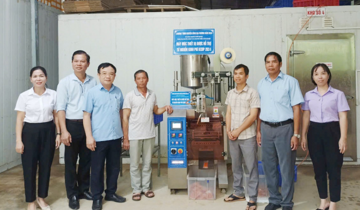 Tuyên Quang: Ứng dụng máy móc thiết bị trong sản xuất sản phẩm Ốc nhồi ống lam