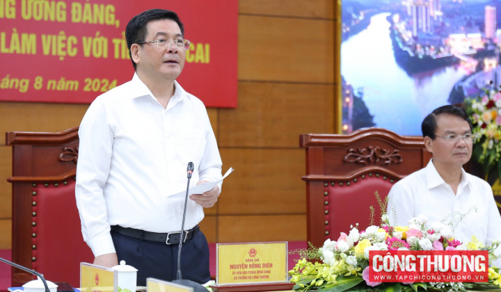 Bộ trưởng Nguyễn Hồng Diên: Phát triển Lào Cai thành cực tăng trưởng của vùng và cả nước