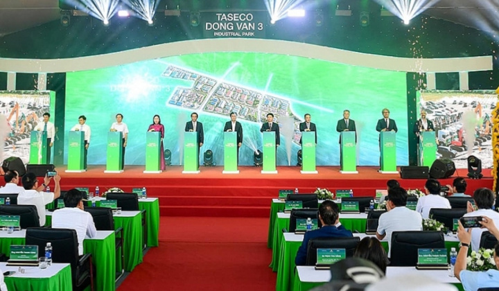 Taseco Land (TAL) khởi công khu công nghiệp quy mô hơn 2.300 tỷ đồng tại Hà Nam