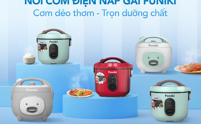 Điện máy Gia dụng Hoà Phát ra mắt bộ sưu tập nồi cơm điện nắp gài
