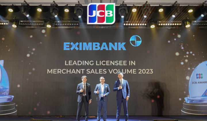 Ngân hàng Eximbank (EIB) được vinh danh giải thưởng danh giá của JCB