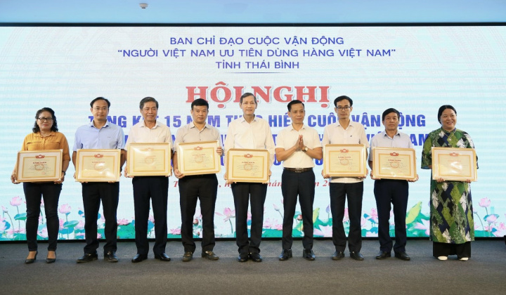 Thái Bình: Đẩy mạnh thực hiện Cuộc vận động “Người Việt Nam ưu tiên dùng hàng Việt Nam”