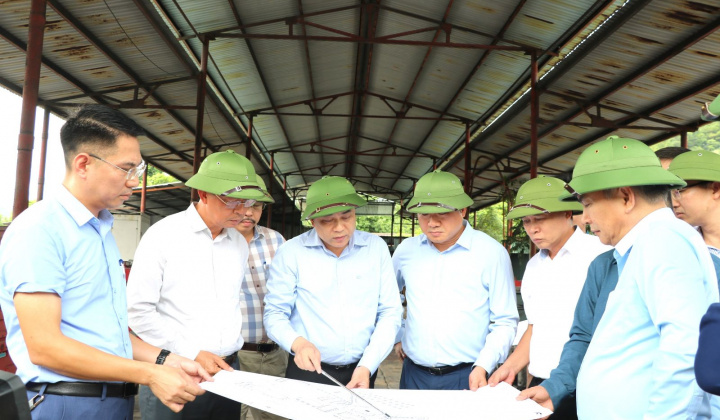 TKV kiểm tra thực địa Dự án cải tạo mặt bằng mức +30 Tràng Bạch và +37 Tràng Khê