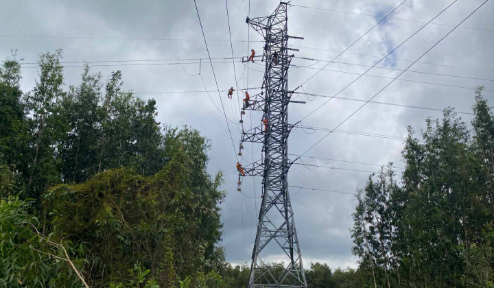 Khắc phục nhanh chóng sự cố cháy tại Trạm biến áp 220kV Cai Lậy