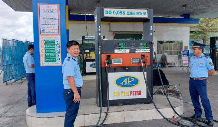 Long An: Vi phạm kinh doanh xăng dầu, một cửa hàng bị xử phạt trên 600 triệu đồng