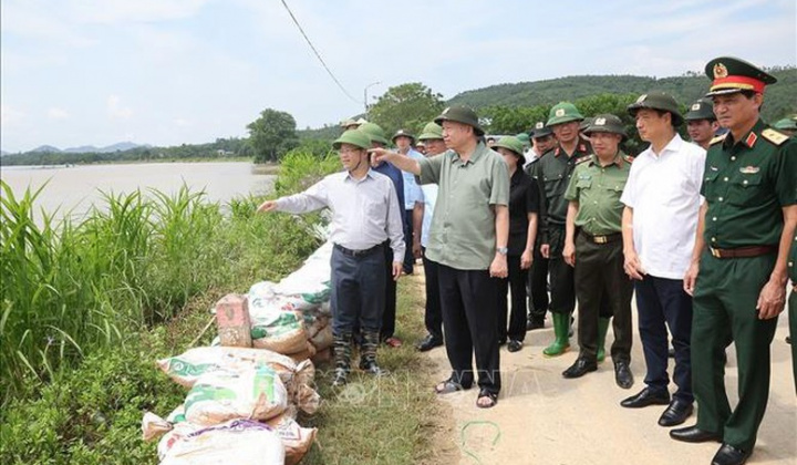 Tổng Bí thư, Chủ tịch nước Tô Lâm kiểm tra công tác phòng, chống lụt bão tại Tuyên Quang và Phú Thọ