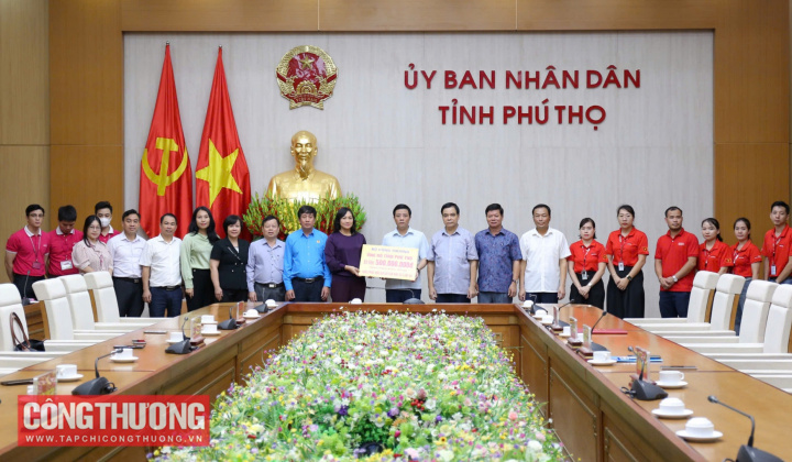 Bộ Công Thương hỗ trợ Phú Thọ khắc phục thiệt hại do bão số 3