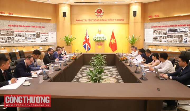 Việt Nam - Vương quốc Anh: Đẩy mạnh hợp tác lĩnh vực thương mại và năng lượng