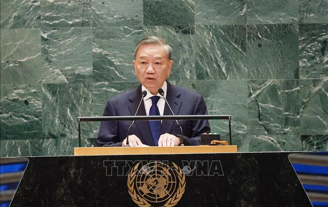 Tổng Bí thư, Chủ tịch nước Tô Lâm phát biểu tại Hội nghị Thượng đỉnh Tương lai