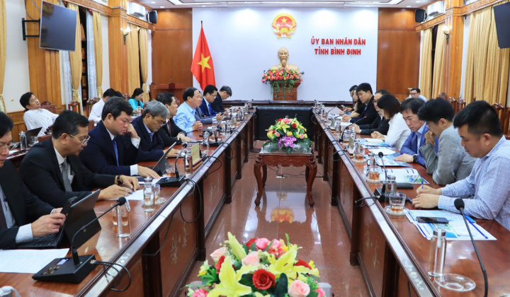 Doanh nghiệp Hàn Quốc muốn đầu tư về lĩnh vực đô thị, công nghiệp ở Bình Định