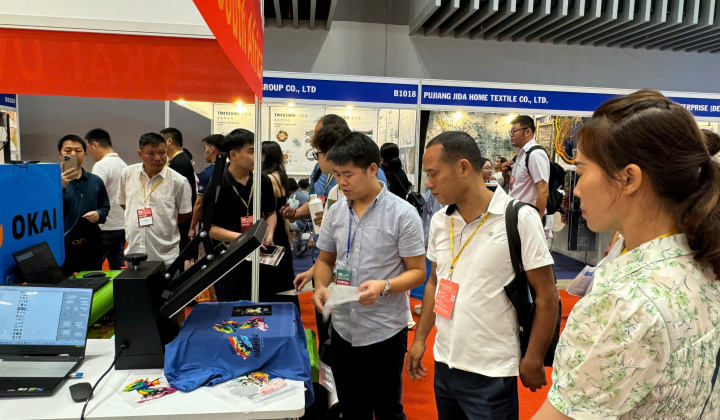 VTG 2024 quy tụ nhiều doanh nghiệp hàng đầu trong lĩnh vực máy móc ngành Dệt may