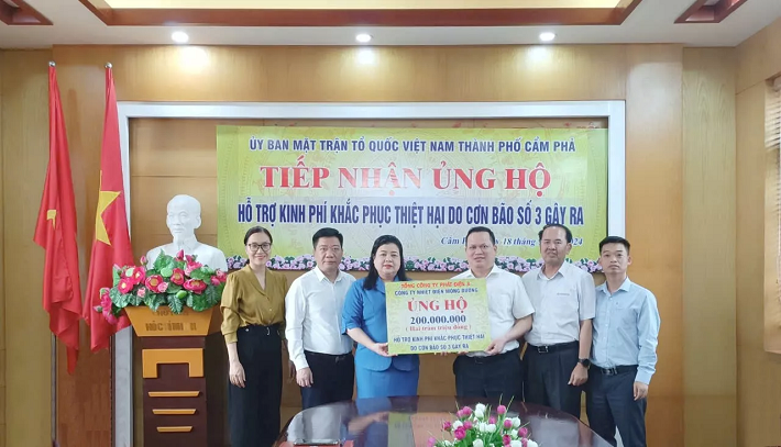 EVNGENCO3: Tiếp sức cùng người dân sau bão