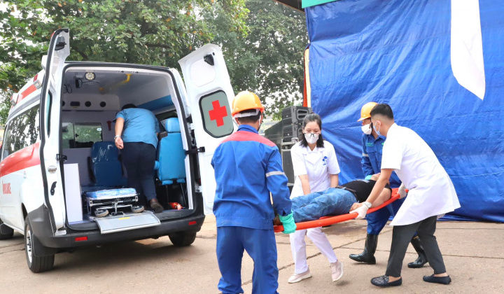 Supe Lâm Thao: Diễn tập ứng phó sự cố hoá chất và Ứng phó sự cố môi trường năm 2024