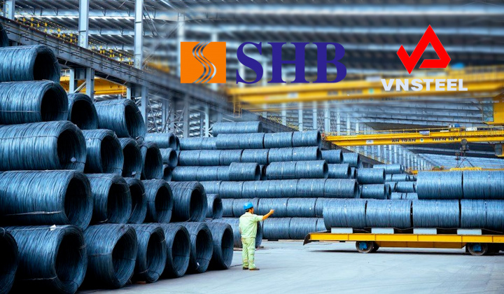 Ngân hàng SHB ký kết hợp tác, tài trợ vốn cho Tổng công ty Thép Việt Nam