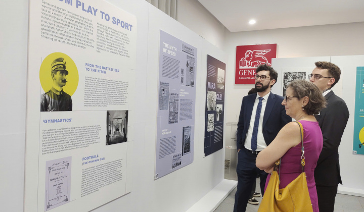 Khai mạc triển lãm “Vượt qua giới hạn” - tôn vinh thể thao Italia