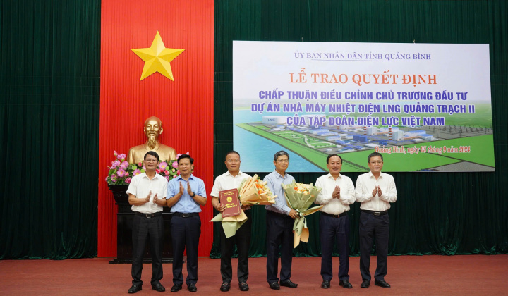 Quảng Bình chấp thuận điều chỉnh chủ trương đầu tư Dự án nhiệt điện Quảng Trạch II