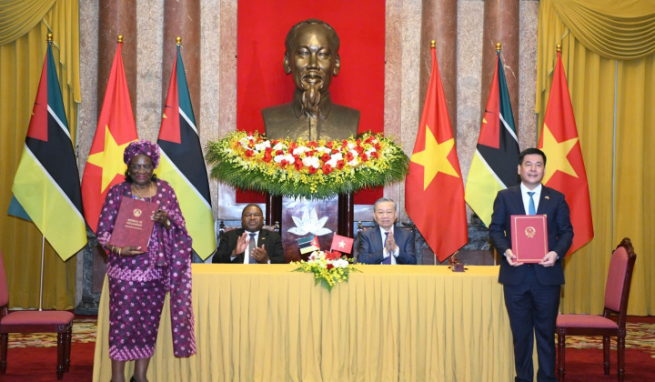 Ký kết Bản ghi nhớ về hợp tác trong lĩnh vực khoáng sản và năng lượng Việt Nam - Mozambique