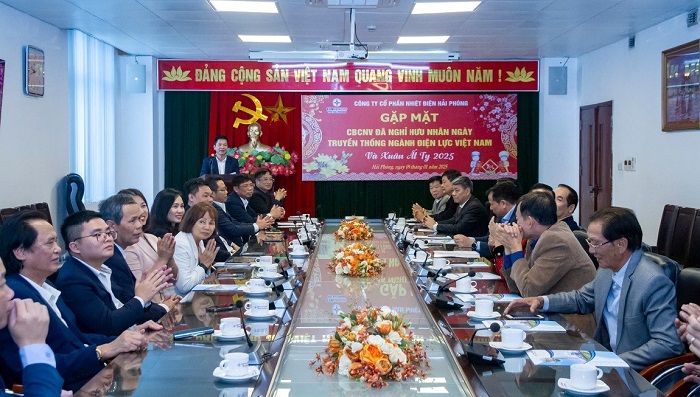 Gặp mặt tri ân cán bộ hưu trí - Nét đẹp văn hóa của Nhiệt điện Hải Phòng