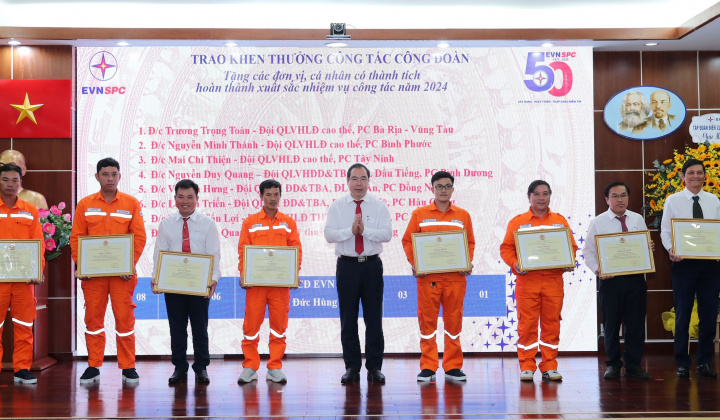 EVNSPC hoàn thành xuất sắc, toàn diện nhiệm vụ năm 2024