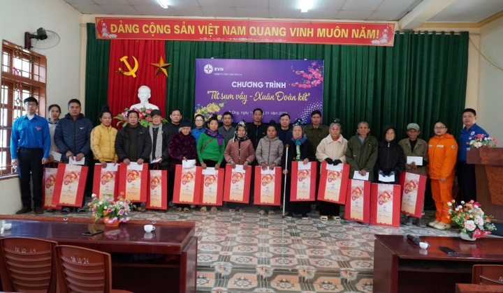 Thủy điện Sơn La tổ chức Chương trình “Tết Sum vầy - Xuân đoàn kết”