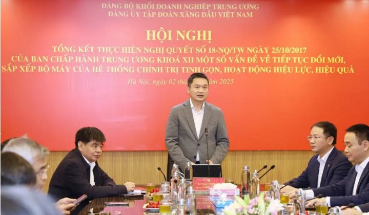 Đảng ủy Petrolimex tổ chức Hội nghị quán triệt triển khai, tổng kết Nghị quyết số 18-NQ/TW