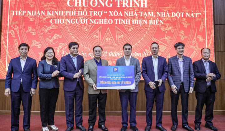 Petrolimex hỗ trợ tỉnh Điện Biên 50 tỷ đồng xóa nhà tạm, nhà dột nát