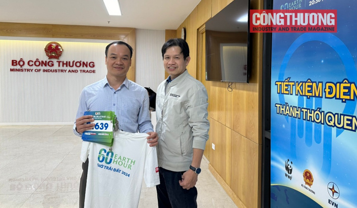 Các runners đã sẵn sàng gia nhập đường đua hưởng ứng Chiến dịch Giờ Trái đất năm 2024