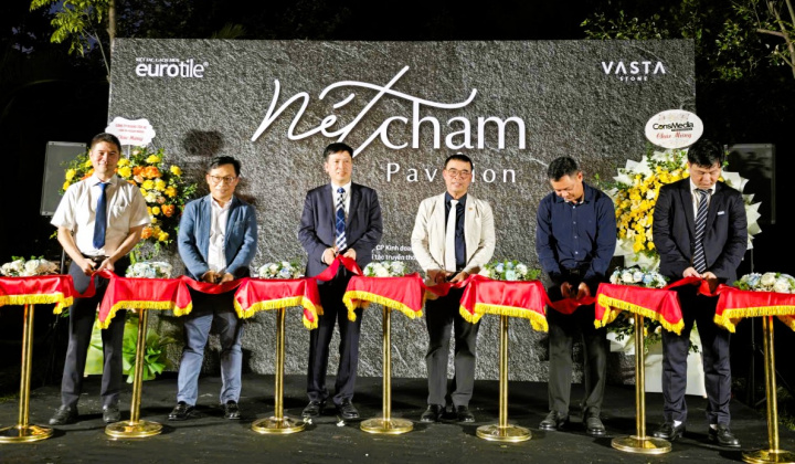“Nét Chạm Pavilion”: Điểm hẹn của cảm xúc và xu hướng vật liệu hiện đại