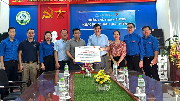 Trường Đại học Điện lực chung tay khắc phục hậu quả thiên tai